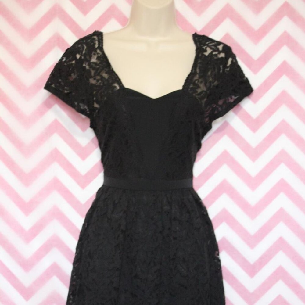 Beautiful Black Lace Dress Size 8